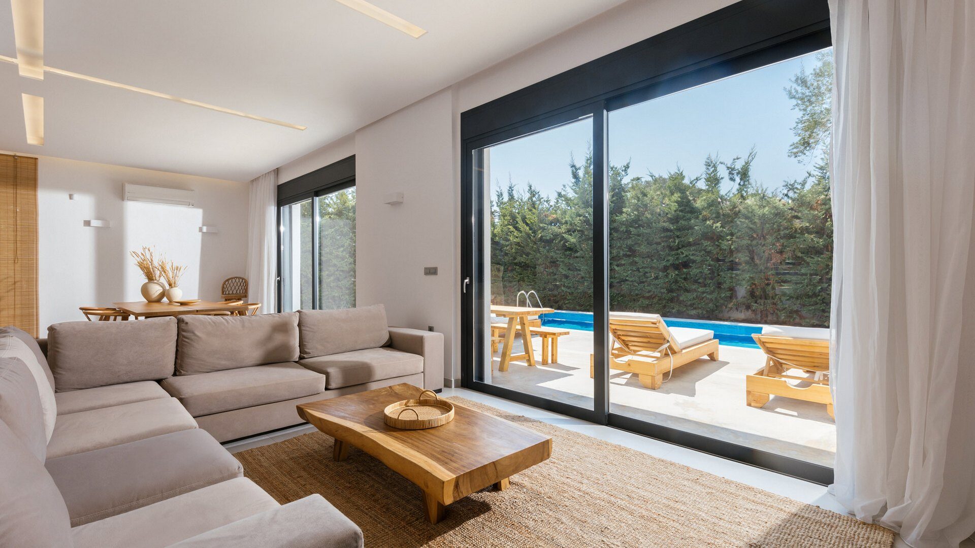 Elia Luxury Villas pool and terrace, Zakynthos
